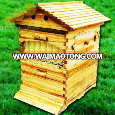 2018 Hot sale Bee hive box Langstroth standard Pine flow hive for beekeeping