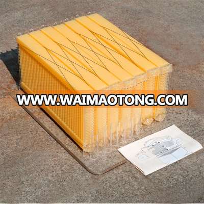 2018 super box automatic honey flow bee hive frames plastic factory directly supply honey flow frame