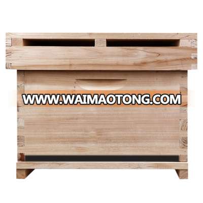 2018 Factory directly 2 to 7 layers OEM fir wooden beehive box langstroth beehive